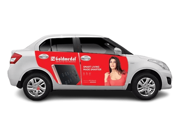 out door branding car