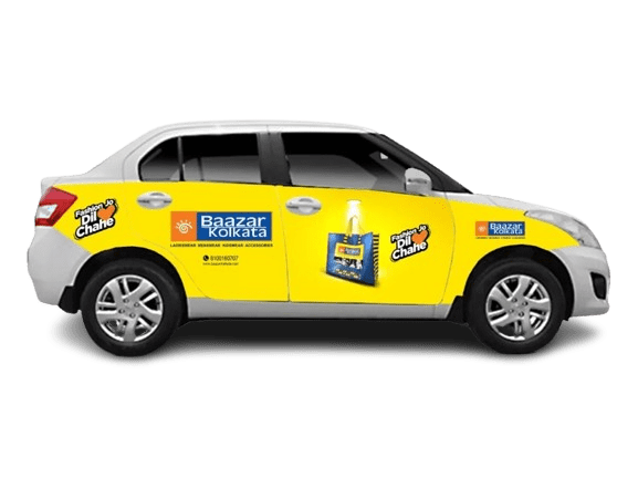 out door branding car